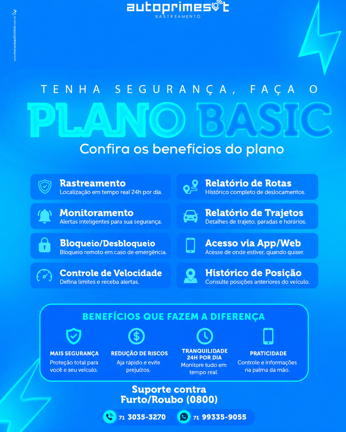 Autoprimesat Rastreamento